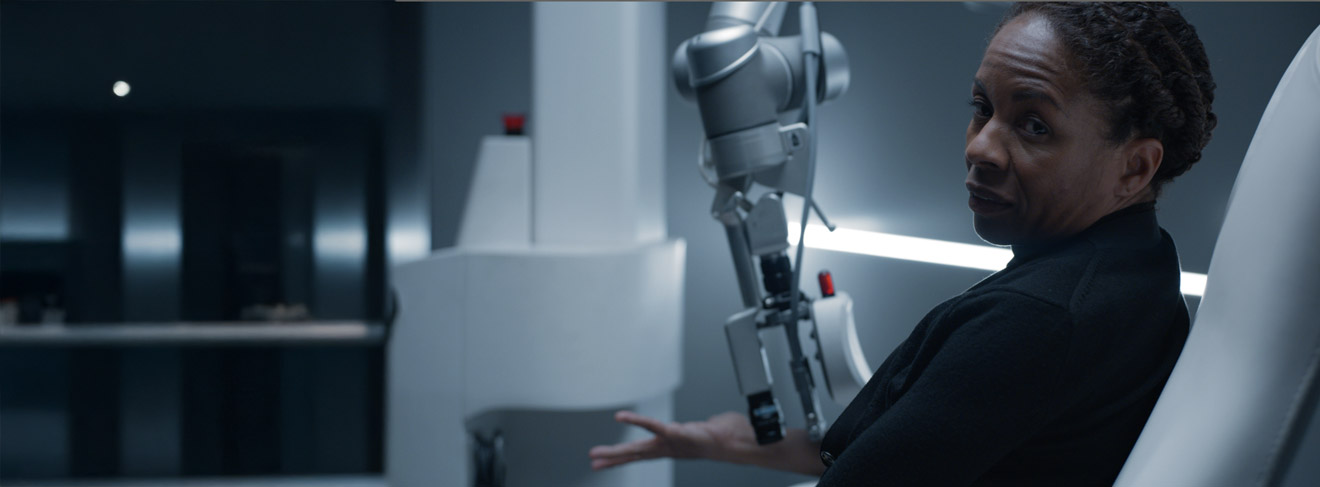 Synaptive Medical robot arm in The First
